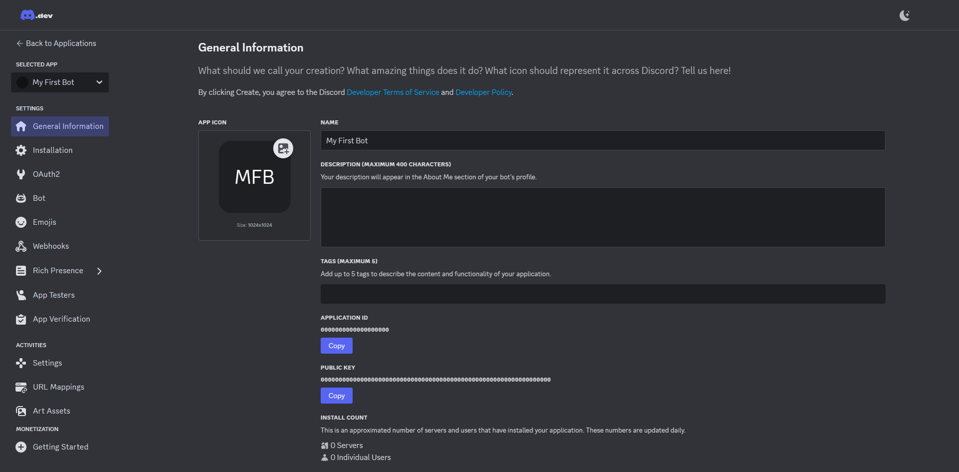 Discord Bots 2: Discord Developer Portal 