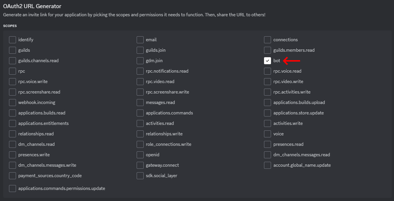 OAuth2 Scopes